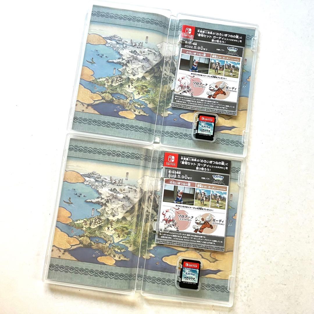 Switch ポケモンレジェンズ アルセウス 2点