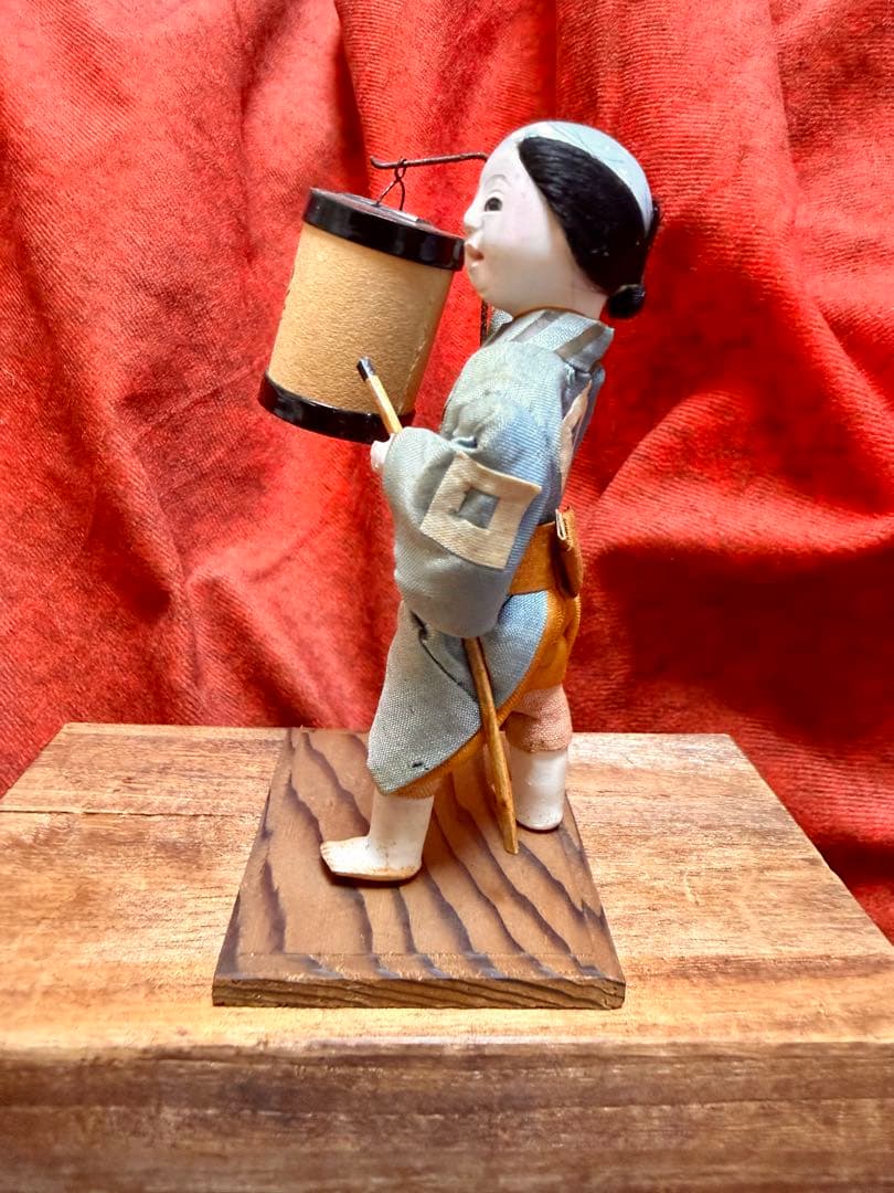 豆市松人形 日本人形 提灯 衣装人形 風俗人形