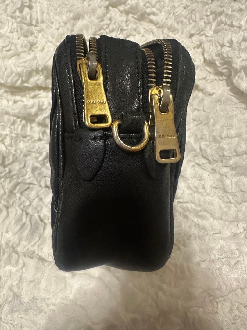 MIUMIU ミュウミュウ ショルダーバッグ マテラッセ 黒