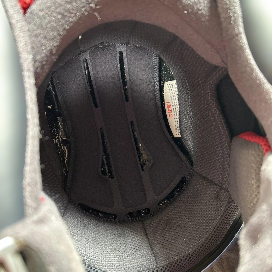 SHOEI フルフェイスヘルメットLサイズ　 ホワイト ペイズリー柄 バイク用