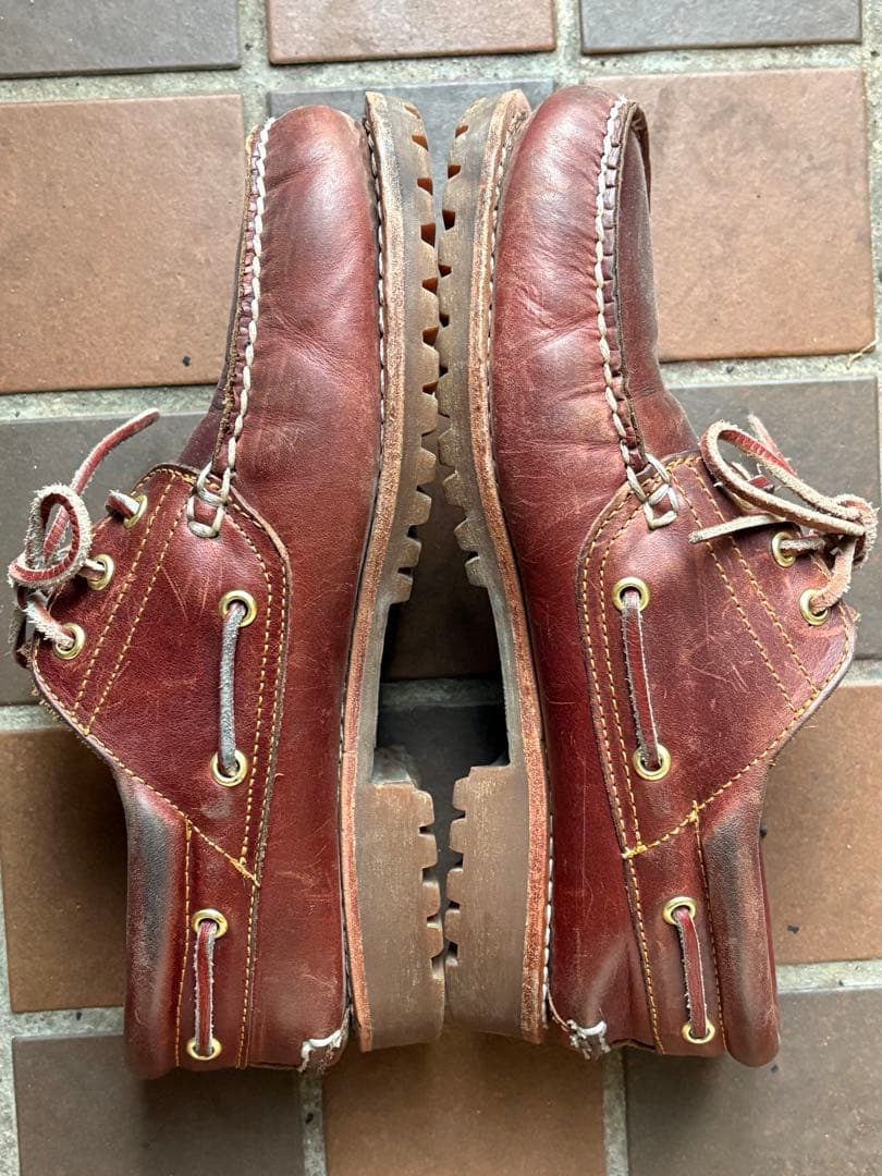 Timberland ブラウンレザー ローファー