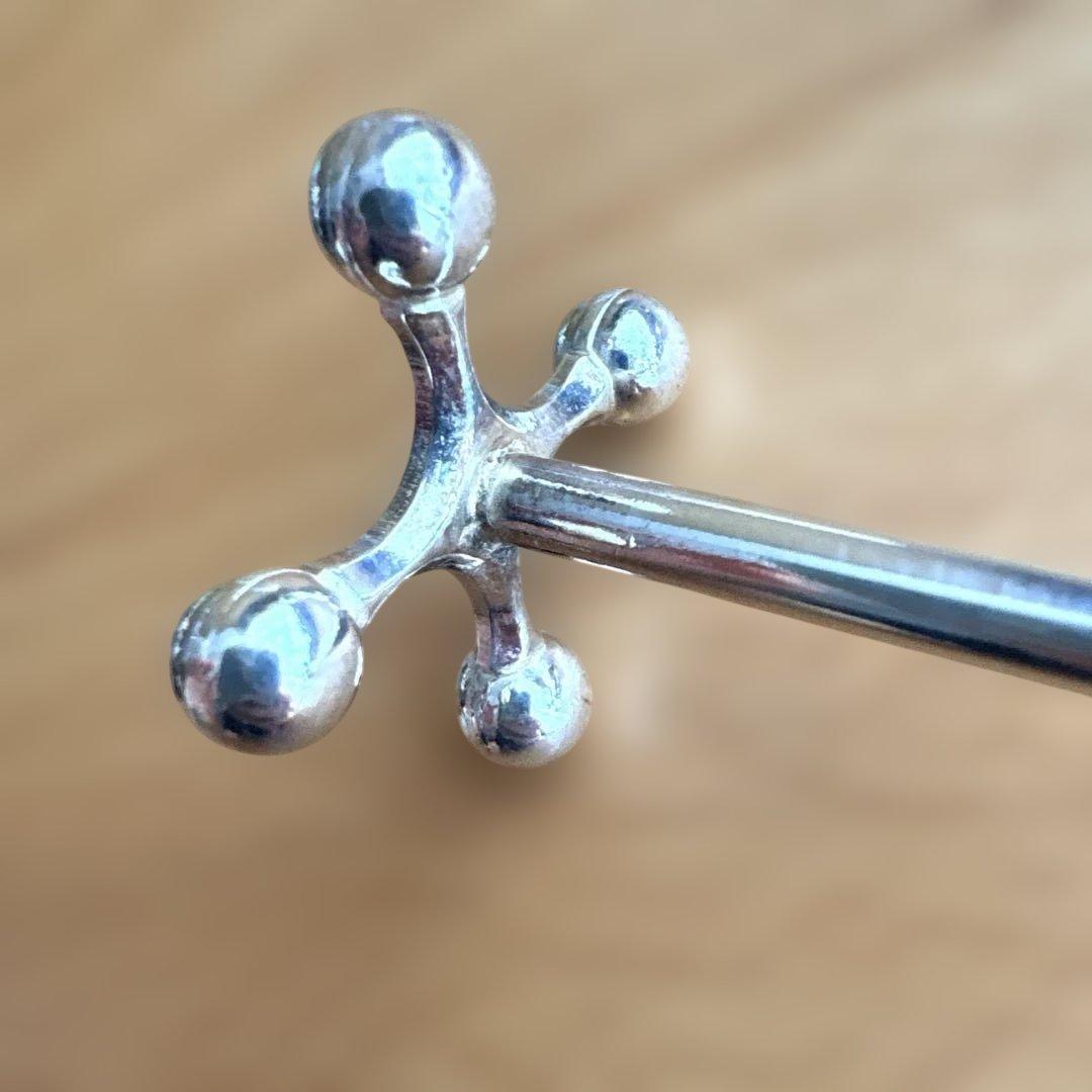 美品 クリストフル ブール ナイフレスト ４客セット カトラリー 箸置き