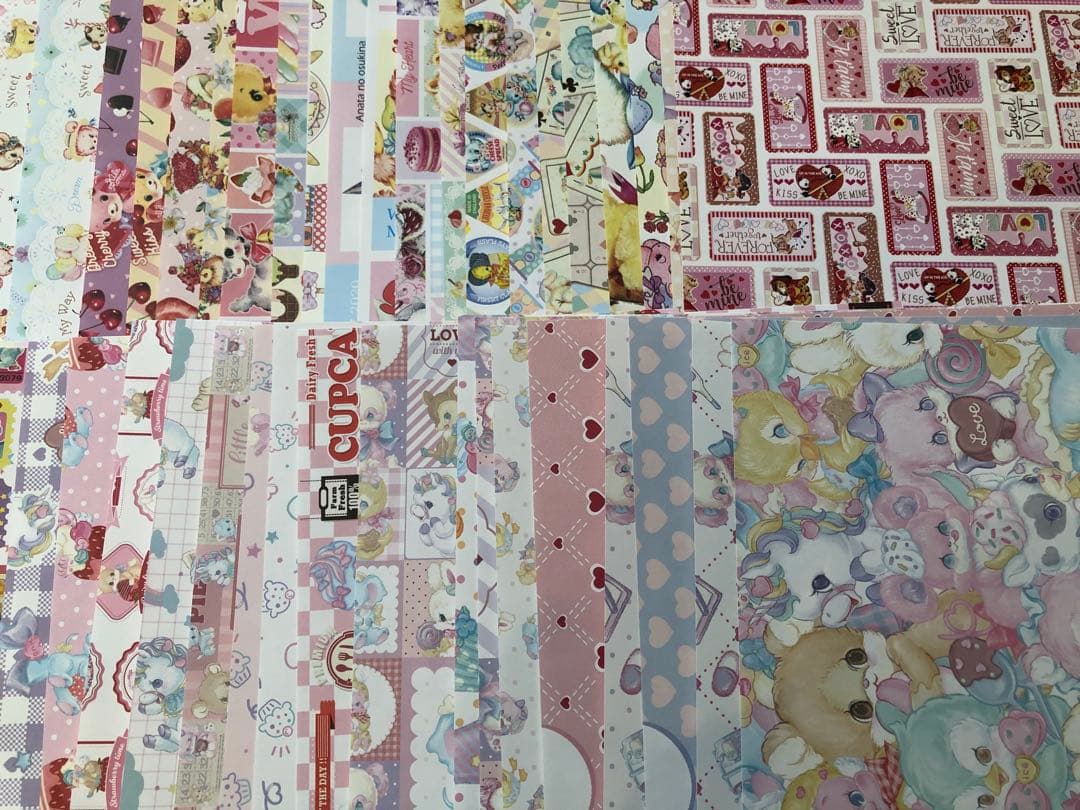 ■A4 デザペ おまかせ50枚■A ランダム デザインペーパー 国内 海外作家