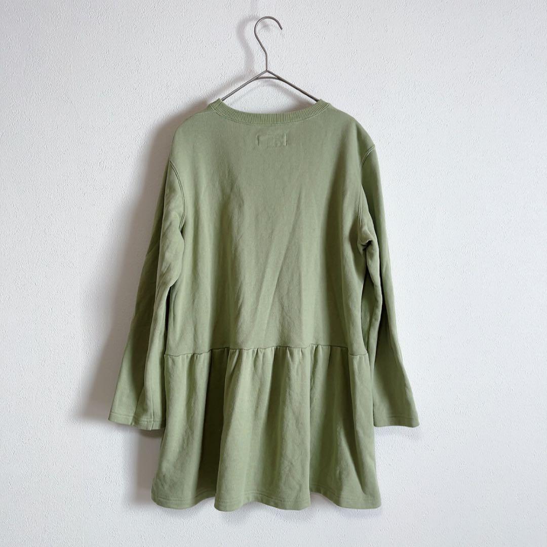 ピンクハウス 野いちごの森刺繍スウェット ハッカ ライトグリーン フリーサイズ