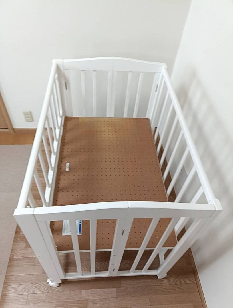KATOJI　カトージ　ベビーベッド　ホワイト　ミニベビーベッド　白