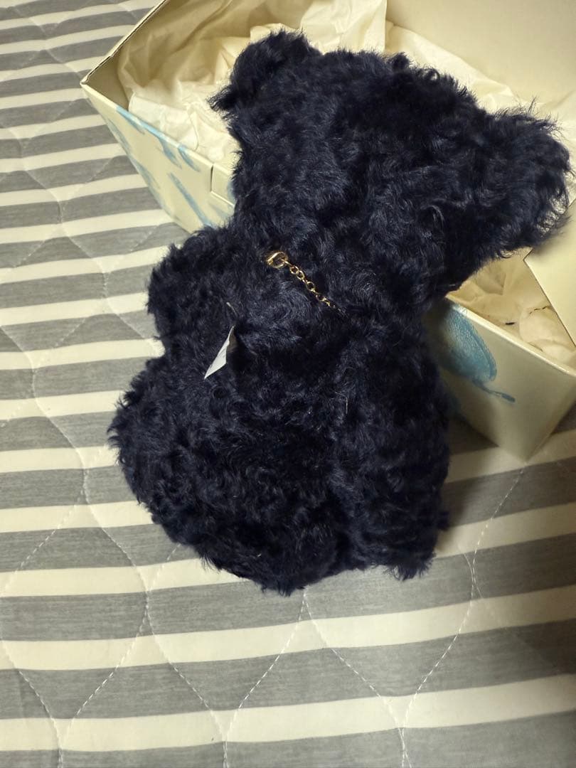 Steiff ダークブルー テディベア 約30cm