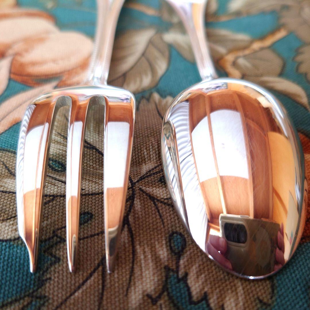 クリストフル パール コーヒースプーン6本 ケーキフォーク6本 合計12点