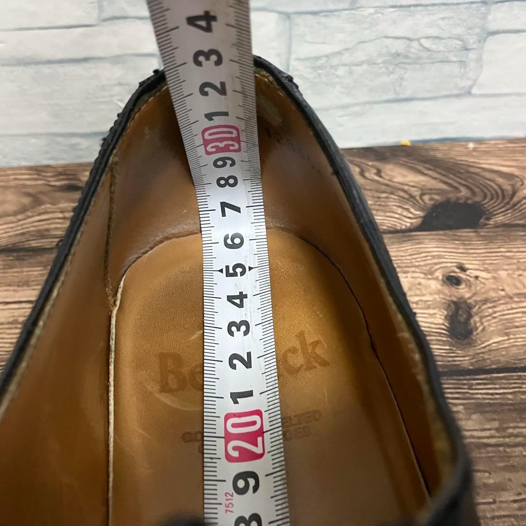 【25.5cm】Berwick 本革 ストレートチップ 内羽根シューズ