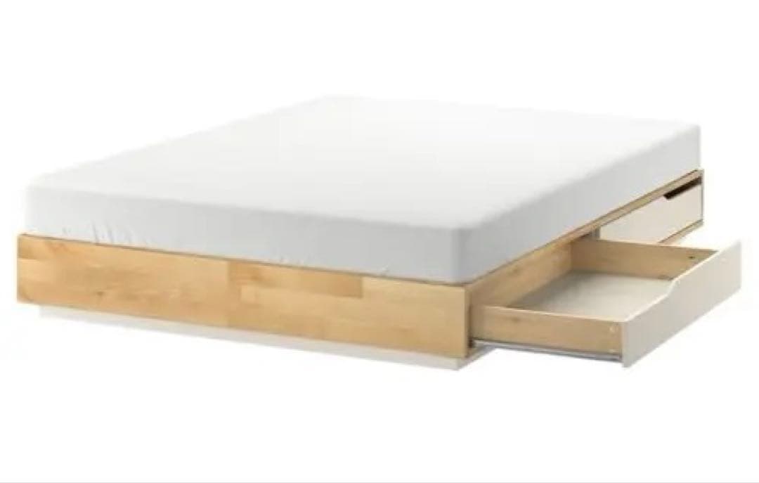 IKEA マンダール　ダブルサイズ　ベッドフレーム　140×200