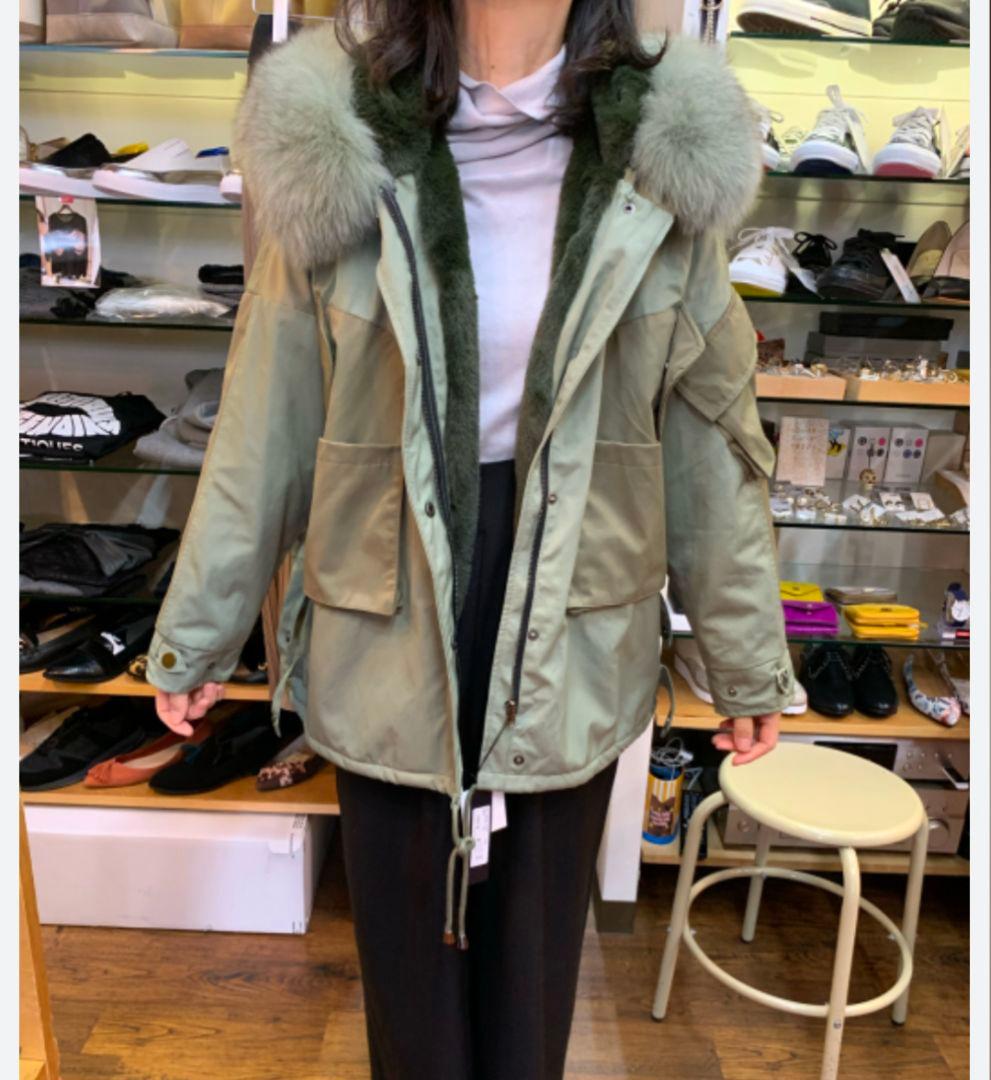 PaulineBleu　ポリーヌブロー ラクーンファーモッズパーカー　ジャケット