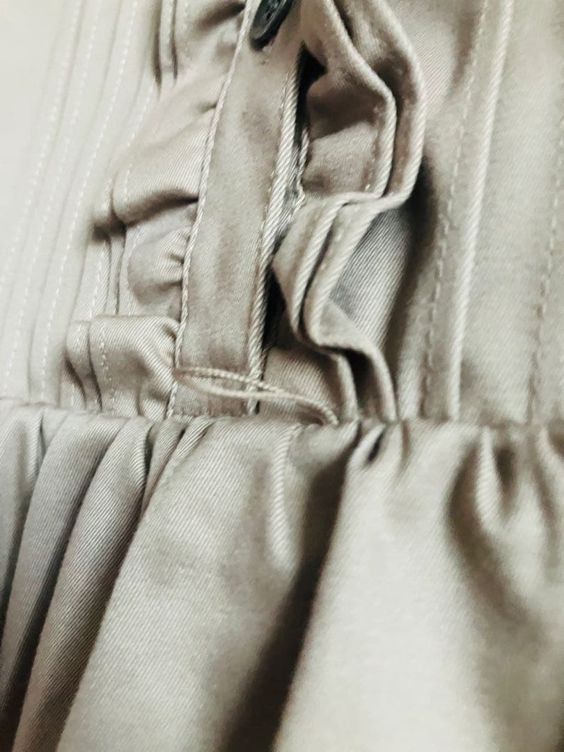 激レア　BURBERRY ブルーレーベル　フリルノースリーブ シャツワンピース