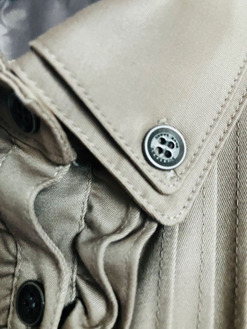 激レア　BURBERRY ブルーレーベル　フリルノースリーブ シャツワンピース