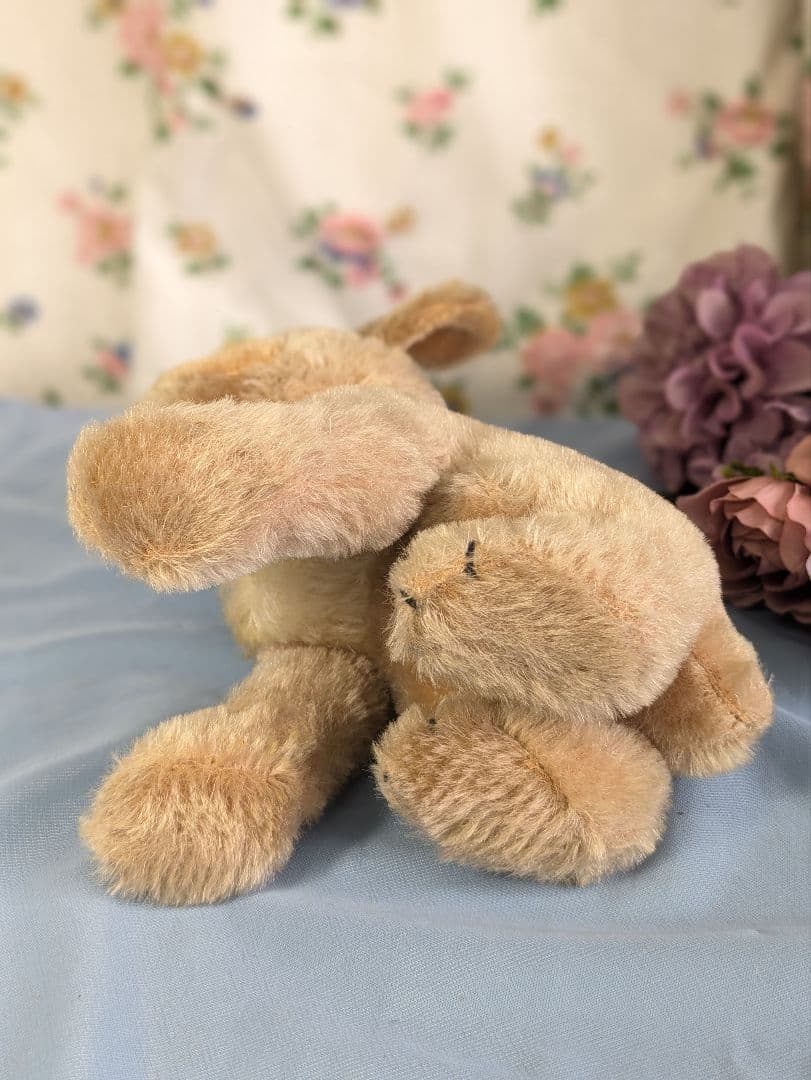 アンティーク シュタイフ社 ドイツ製　犬ぬいぐるみ パグ モプシー 大サイズ