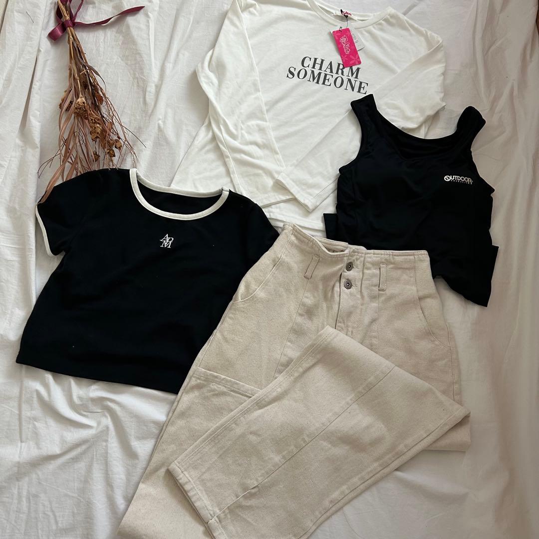 新品多数　女の子用秋冬洋服メインまとめ売り150〜160cm 12点入り