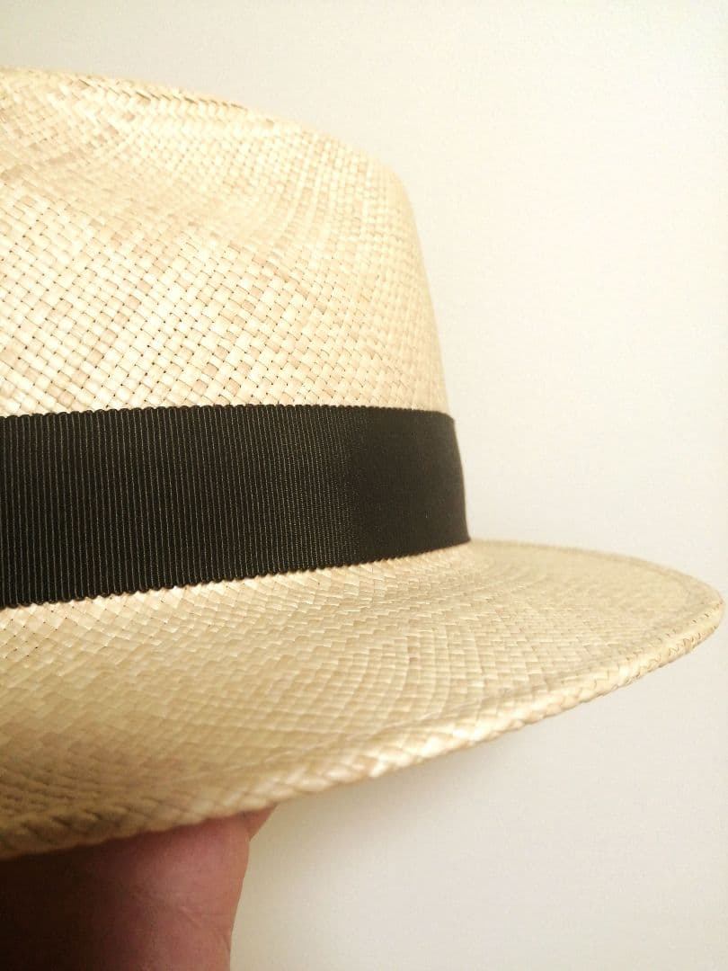 オーバーライド　パナマハット　中折れハット　トキヤ草　日本製
